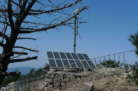 太阳能光伏发电站给偏远地送上电