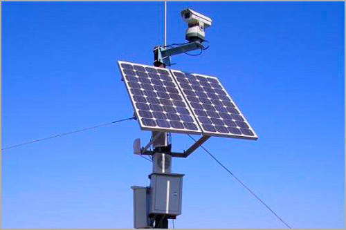 视频监控太阳能供电